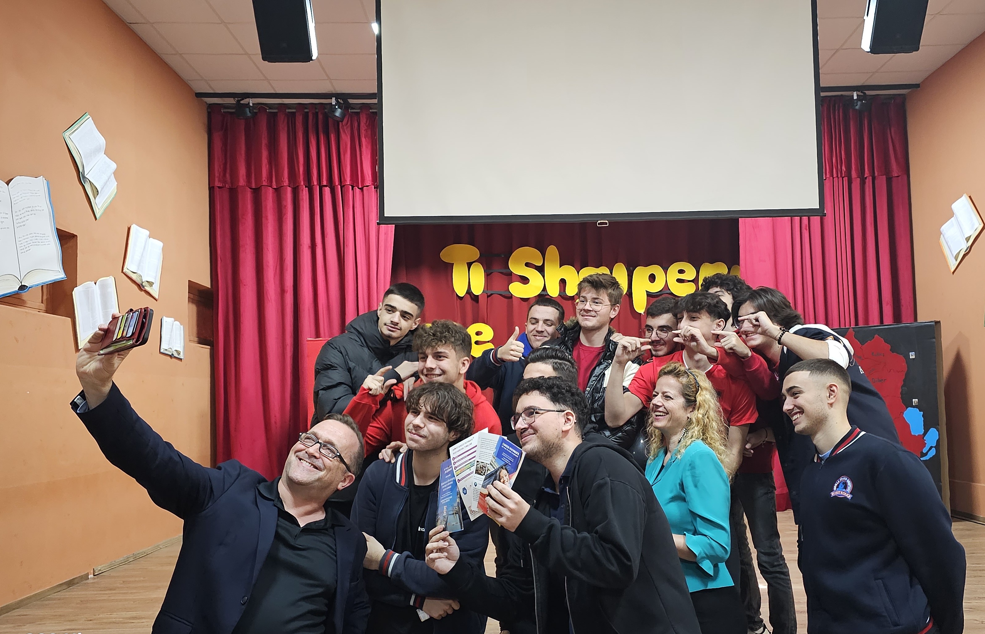 Students studying abroad